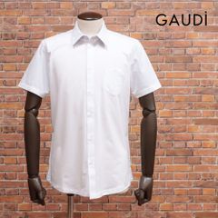 25春夏/GAUDI/Lサイズ/半袖シャツ C511GU44001 なめらかジャージー 無地 爽やか ベーシック 定番  万能 新作 新品/白/ホワイト/kf309/