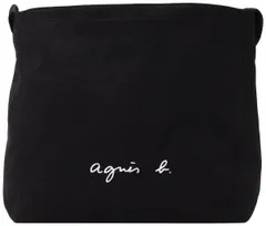 F_ブラック [アニエスべー] ロゴ ショルダーバッグ WEB GO03‐03 レディース F ブラック