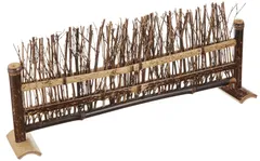【在庫処分】黒竹衝立垣 日本製 小 craft) 25507000 山下工芸(Yamasita