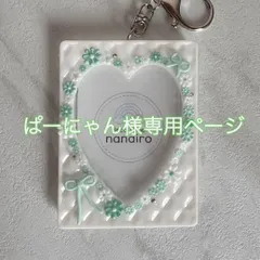 【ぱーにゃん様専用】オーダーページ　B8 トレカケースキーホルダー　フォトキーホルダー　レジンデコ