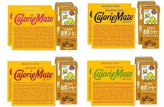 カロリーメイトブロック4本入 4種類 ＋ キッコーマン豆乳飲料麦芽コーヒー200ml４個 X ２セット