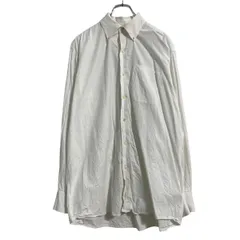 TOMMY HILFIGER 長袖 無地シャツ L ホワイト トミーヒルフィガー ボタンダウン 古着卸 アメリカ仕入 a701-6333