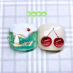 オーダー パンダ ソーダ フット ネイルチップ 確認用