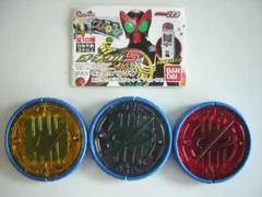 仮面ライダー オーズ 000 オーメダル 3 フルコンプ 10種 レア