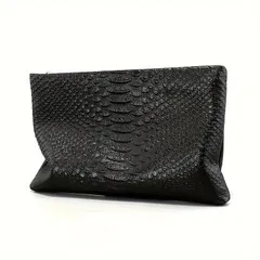 クラッチバッグ セカンドバッグ クロコダイル柄 鞄 おしゃれ ファッション メンズ ハンドバッグ カジュアル 大容量 ジッパー 本革 ギフト スタイリッシュ スーツ フォーマル 高級感 旅行鞄 お出かけ ビジネスバッグ 通勤 ブラック