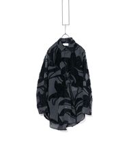 TAAKK　ターク　long Flower shirts　ロングシャツ TA22SS-SH127