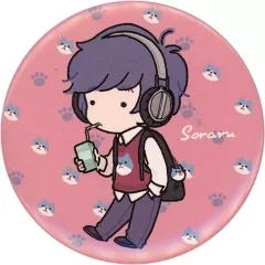 【中古】バッジ・ピンズ(男性) そらる(ヘッドホン/背景：ピンク) オリジナル缶バッジ 「そらる×ファミリーマート」 そらるキャンペーン