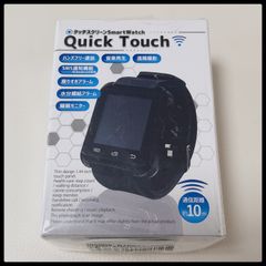 【未使用】Quick Touch タッチスクリーン スマートウォッチ 黒