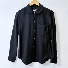 トリコ コムデギャルソン でか襟 二重襟 セーラー シャツ ブラウス 黒 S トリコ コムデギャルソン でか襟 二重襟 セーラー シャツ