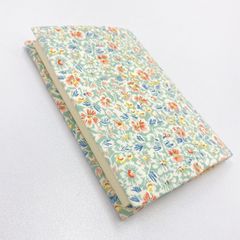 布ブックカバー 花柄 文庫本サイズ リバーシブル ハンドメイド B061