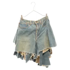JUNYA WATANABE COMME des GARCONS (ジュンヤワタナベ コムデギャルソン) 04AW デニムレイヤード スカート レディース インディゴ JN-S085のサムネイル