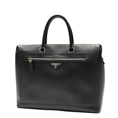 プラダ / PRADA　ブリーフケース / ビジネスバッグ　2VG044　サフィアーノレザー　ブラック 【中古】 商品番号 E-158347