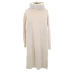 FRAY I.D フレイアイディー ウールブレンド 長袖 タートルネック ニット ロングワンピース F アイボリー系 レディース 古着