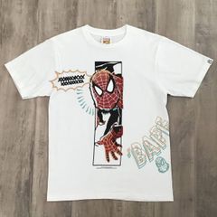 エイプ×マーベル スパイダーマンTシャツ XL - メルカリ