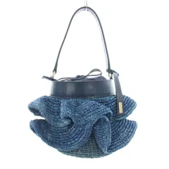 美品　銀座かねまつ　レザー　カゴバッグ　 GINZA Kanematsu 銀座かねまつ」Natural Style ～Season Bag Collection～ 特集