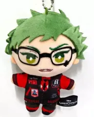 【中古】キーホルダー トレイ・クローバー ミニミニぬいぐるみ(キーホルダー) ユニオンバースデーver. 「ディズニー ツイステッドワンダーランド」