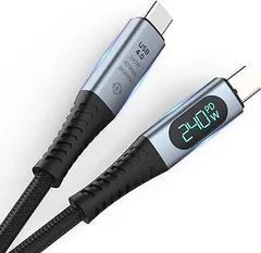 USB Type C ケーブル【PD急速充電 240W Thunderbolt 3 対応 出力スクリーン表示】Type-C USB4 充電ケーブル 40Gbps高速データ転送/8K@60Hz映像出力/USB3.2/3.1/3.0/2.0 超