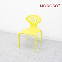 【展示品】MOROSO モローゾ SUPERNATURAL スーパーナチュラル ダイニング アームレス チェア スタッキング イエロー ロス・ラブグローブ