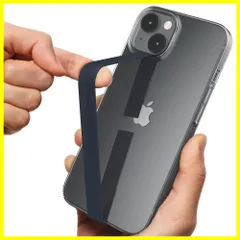 Sinjimoru 伸びるスマホストラップ、 iPhone16 Plus Pro Pro Max iPhone15 14 13 12 シリーズ スマホケース対応シリコンフィンガーホルダー、薄型ワイヤレス充電対応スマホホルダー、片手操作、落下防止スマホベルトグリ