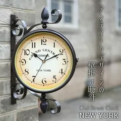 掛け時計 両面時計 新品 東洋石創 ウォールクロック 壁掛け時計
