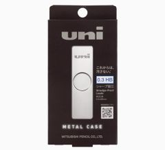 三菱鉛筆 シャープ芯 uni メタルケース 0.3 HB ULSM03HB