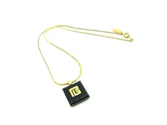 BALMAIN バルマン ロゴモチーフ ネックレス ペンダント アクセサリー レディース ゴールド系×ブラック系 DJ6465のサムネイル