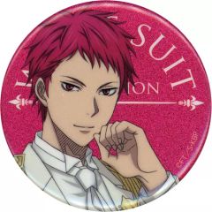 [Used] Badge/Pin: Seijuro Akashi "Kuroko's Basketball x Namjatown White Suit Collection Ver. Special Glitter Can Badge Collection"