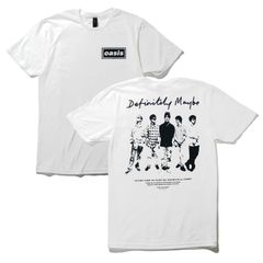 OASIS★バンド Tシャツ 正規品・新品 Definitely Maybe Promo ロック 90s 半袖 ホワイト オアシス