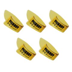 Pickboy ピックボーイ ギターサムピック TP-PEI/L きいろ L-size P.E.I素材 5個入り フィンガーピッキングのスタイルで使用します