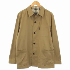 バーバリーブラックレーベル BURBERRY BLACK LABEL ステンカラージャケット 春アウター ノバチェック L ベージュ /TKのサムネイル