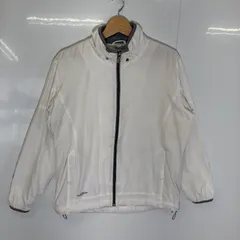 UMBRO アンブロ トラックジャケット ジャージ ドローコード フルジップ ライトアウター ワンポイントロゴ CHINA製 38サイズ ホワイト