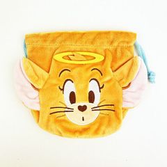 톰과 제리 천사 제리 봉제 장난감 돈주머니 가방
