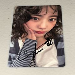 QWER シヨン 直筆サイン 封入フォトカード