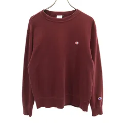 Champion チャンピオン 長袖 スウェット トレーナー XL ボルドー レディース 古着