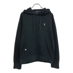 Polo by Ralph Lauren ポロ ラルフローレン スウェットパーカー ブラック(メンズ M)中古 古着 V3008