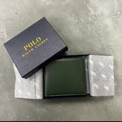ラルフローレン 財布 POLO RALPH ポロ 折り ミニ財布 レザー 革