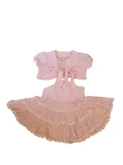 mezzo piano メゾピアノ エンブロイダリー ワンピース ボレロ セット 90