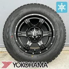 ランドクルーザープラド 150系 スタッドレスタイヤホイールセット 17インチ OutLaw アウトロー ヨコハマ アイスガード SUV G075 265/65R17 265/70R17のサムネイル