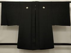 平和屋本店□極上 白木周生 九寸名古屋帯 手描糸目染帯 糸車花文 飴色  