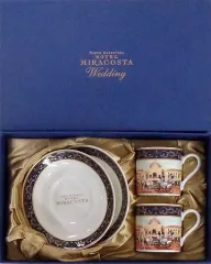 【中古】マグカップ・湯のみ(キャラクター) ミッキー＆ミニー ペアデミタスカップ＆ソーサー 「ディズニー」 東京ディズニーシー・ホテルミラコスタ限定