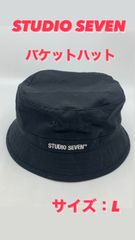 74【値下げ・中古】STUDIO SEVEN / ロゴ 刺繍 バケットハット