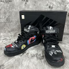 Supreme×NIKE/シュプリーム×ナイキ NBA AIR FORCE 1 MID 07/エアフォース 1 ミッド ブラック AQ8017-001/26.0