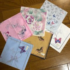 ハナエモリ　ハンカチ6枚まとめ売り