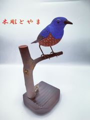 木彫バードカービング】ヤマガラ - メルカリ