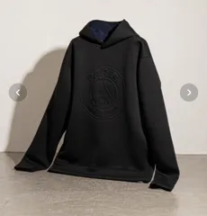 Paris Saint-Germain 21SA BLACKカラー LIGHT SWEAT HOODY-L