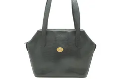 バーバリー ロンドン ヴィンテージ ショルダー バッグ トート ノバチェック ホースロゴ レザー 黒 ブラック BURBERRY LONDON 1517h