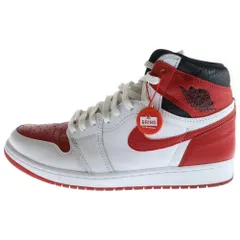 NIKE (ナイキ) AIR JORDAN 1 HIGH OG HERITAGE 555088-161 エアジョーダン 1 ヘリテージ ハイカットスニーカー ホワイト/レッド US10/28.0cm