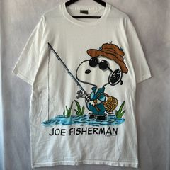 90s USA製 Joe Fisherman スヌーピー Tシャツ - メルカリ