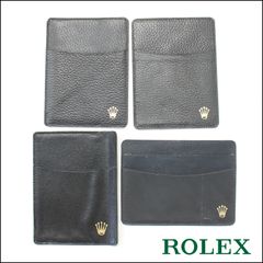 ROLEX純正 カードケース ギャランティーケース 保証書ケース 紙ギャラ 101.40.55 /0101.40.34 /101.80.55 黒 4枚セット vintage