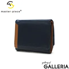【正規取扱店】 マスターピース 財布 メンズ レディース コンパクト master-piece 本革 ブランド 日本製 三つ折り財布 ウォレット 革 レザー 小さめ ミニ財布 カード入れ Notch ミドルウォレット 223053のサムネイル